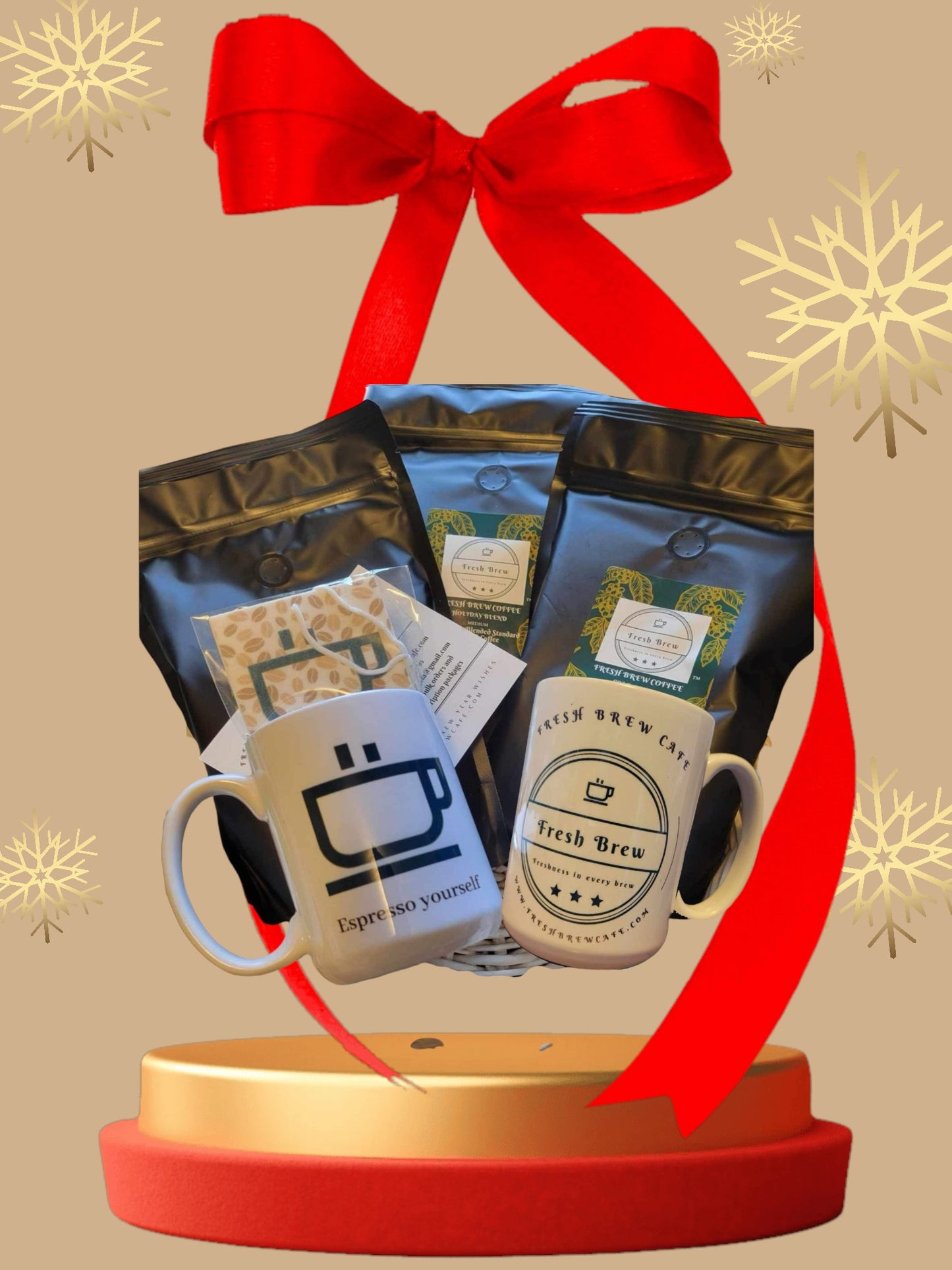 Fresh Brew Coffee gift basket