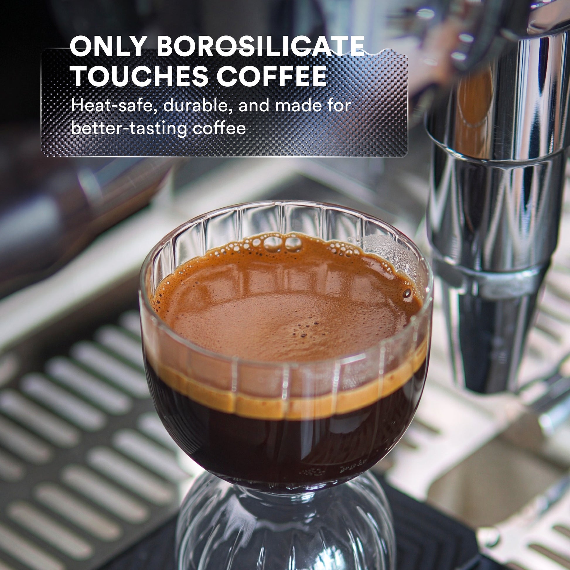 Glass Espresso Shot Glasses — Set of 2